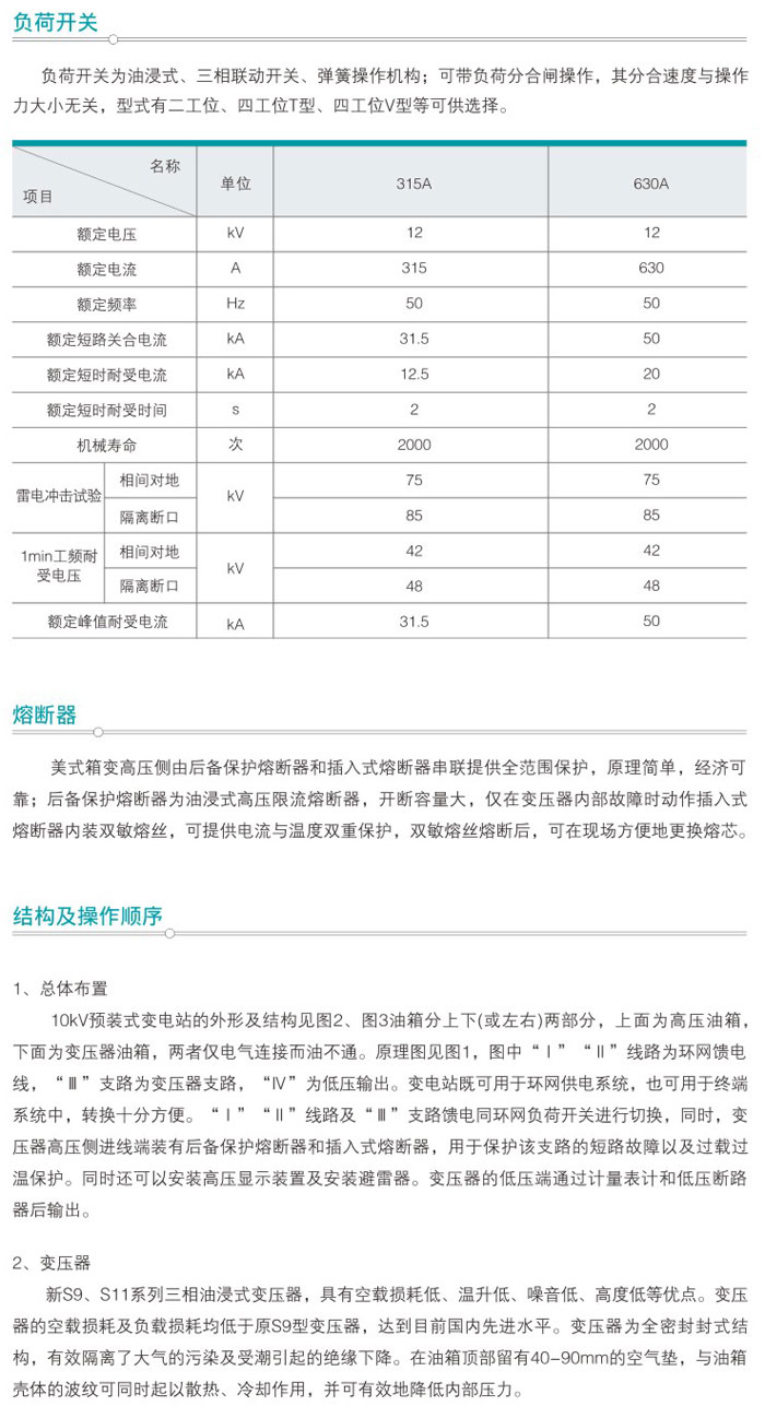 YB27-12系列预装式箱式变电站